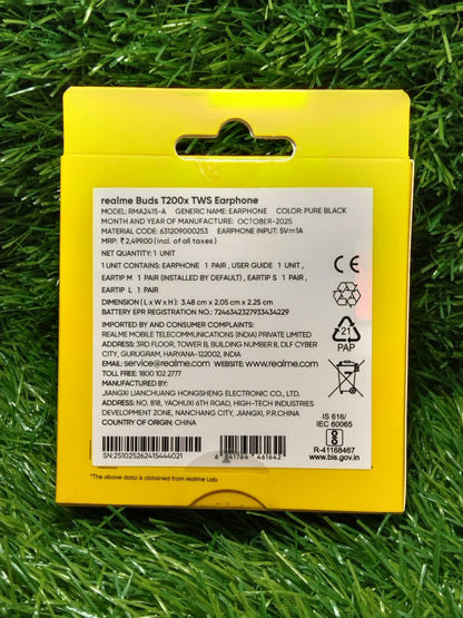 Realme 100% Original Buds T200X Earbuds