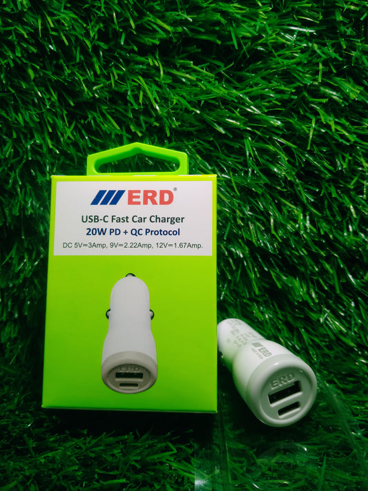 ERD CC-49 dual port PD+QC car charger