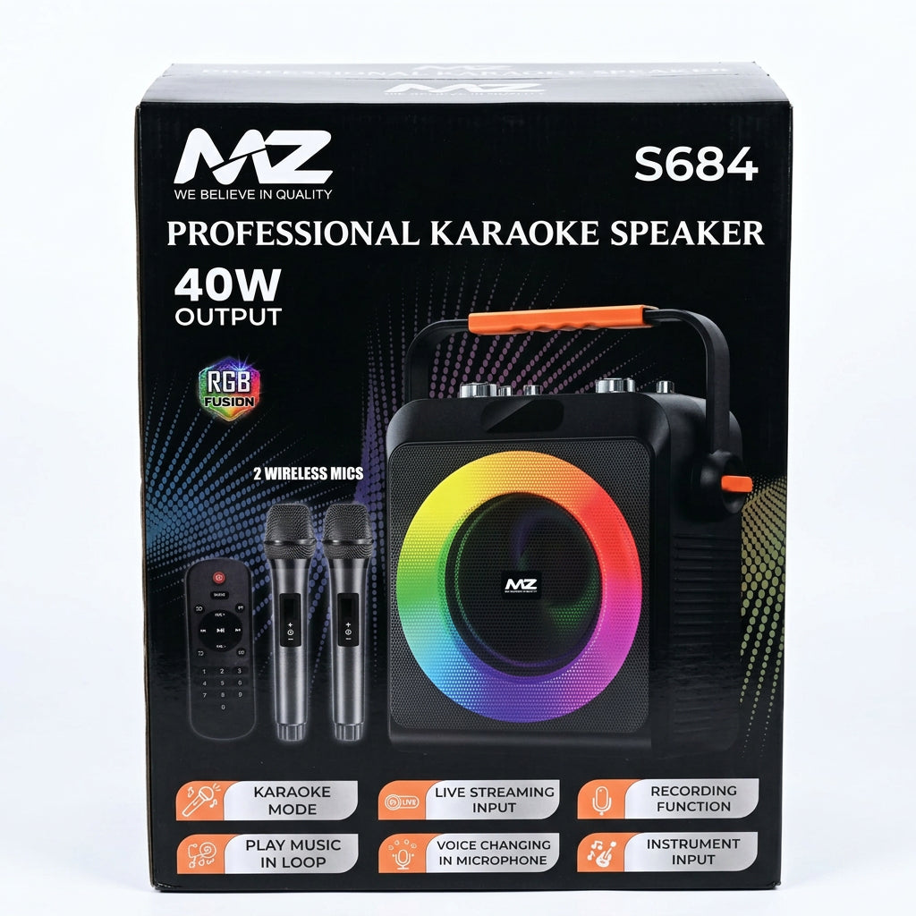 MZ S684 Karaoke Speaker 40W