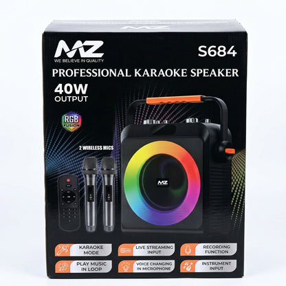 MZ S684 Karaoke Speaker 40W