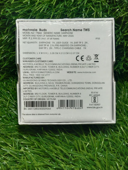 Motorola Moto Buds 7844 TWS earbuds