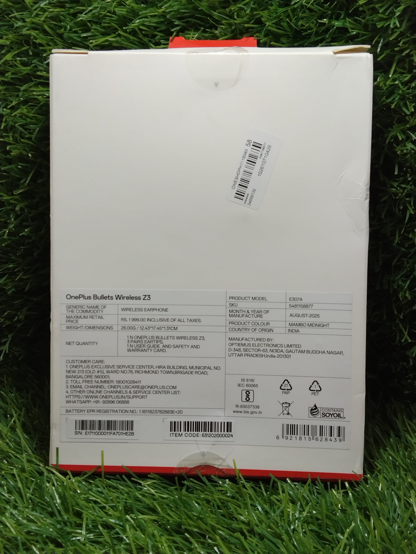 OnePlus 100% Original Bullets Wireless Z3 Neckband