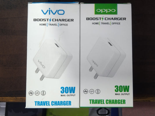 Mini Dash Oppo,Vivo,Mi, One+ 30W/4.2A V8 Charger with Cable