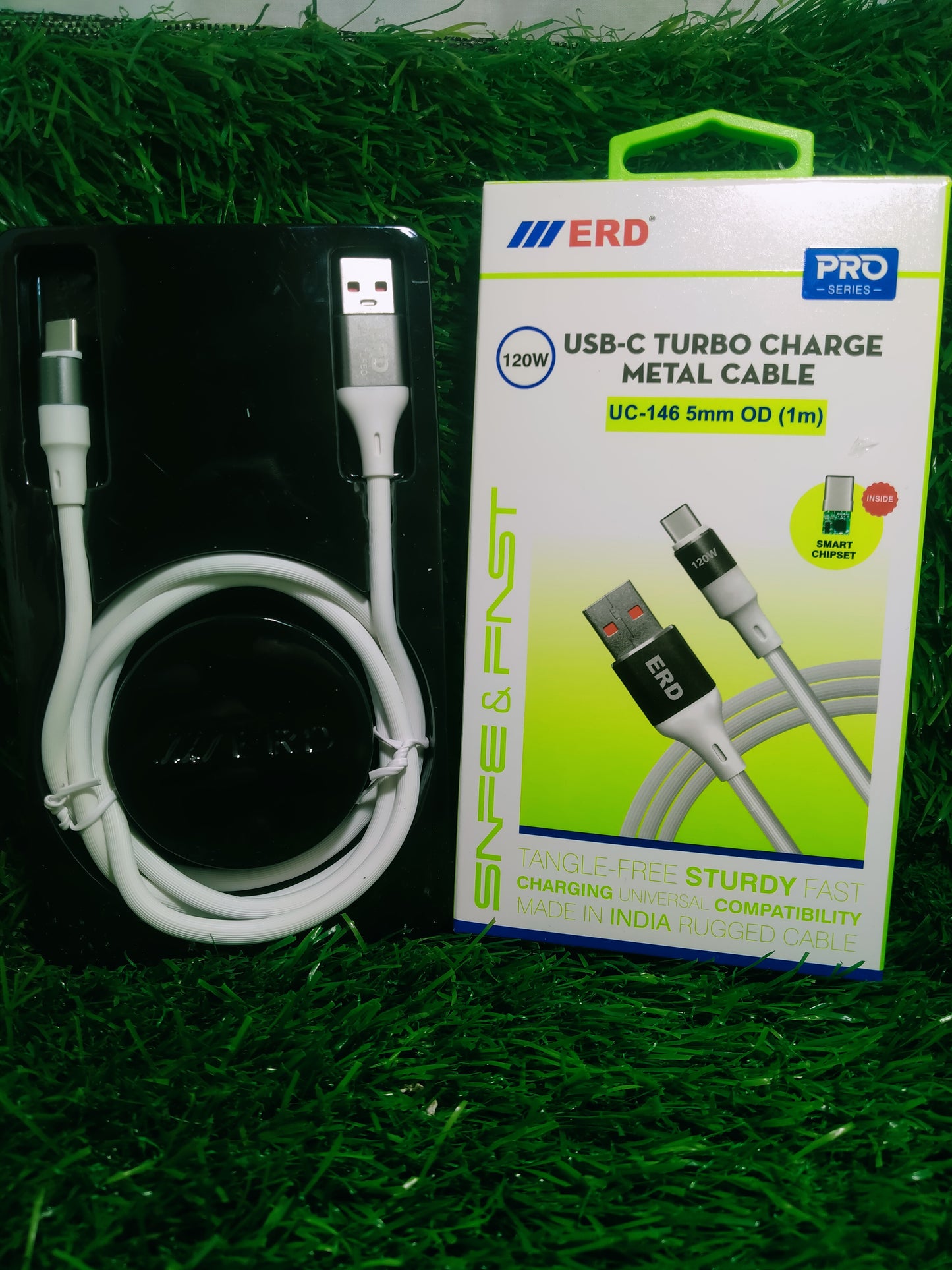 ERD UC-146 TYPE C 120W turbo charging metal cable