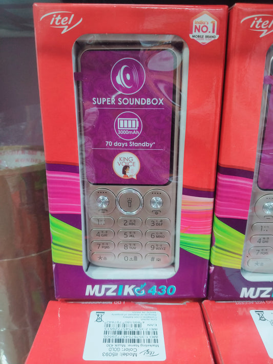 itel muzik430 ,5093 mobile phone