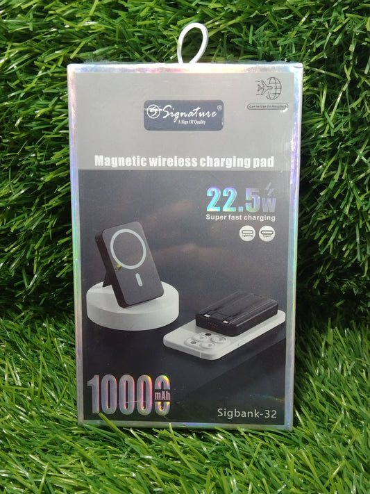 Signature Sigbank-32 10000mAh Magnetic Wireless Charging Pad