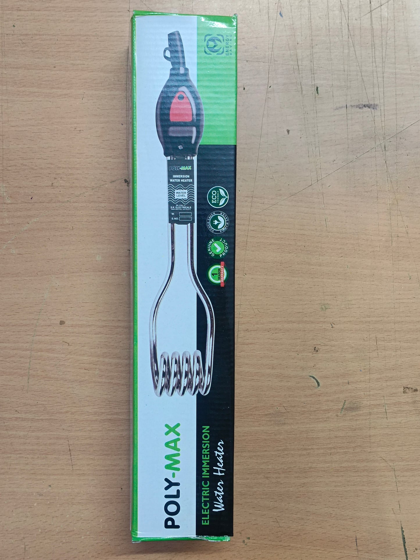 Poly-Max Electric Immersion Water Heater Rod