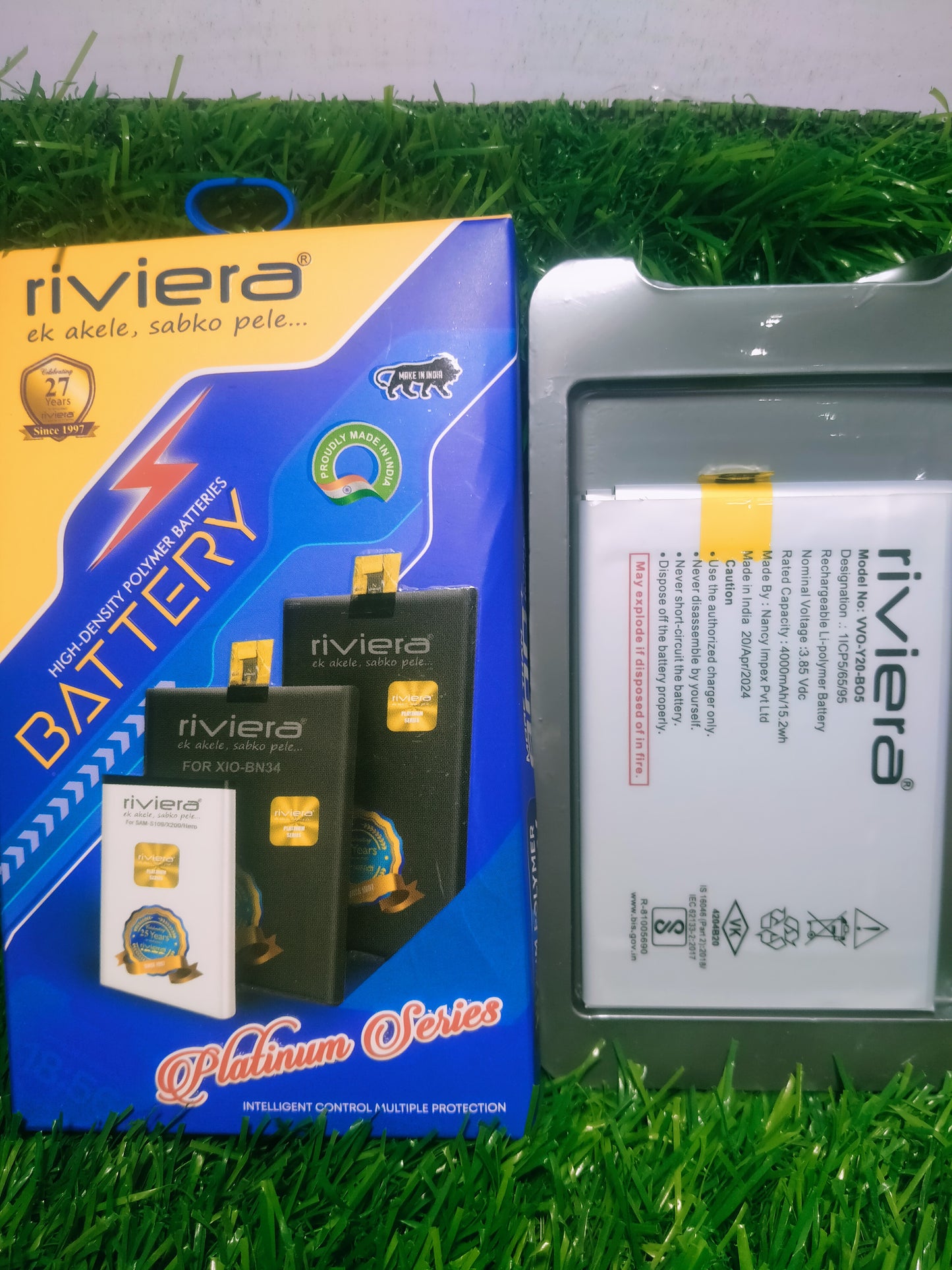 Riviera VVO-Y20, 4000 mAh battery