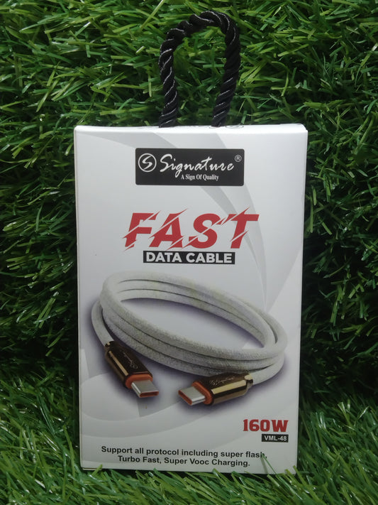Signature Vml-48 160W C To C Fast Charging Data Cable