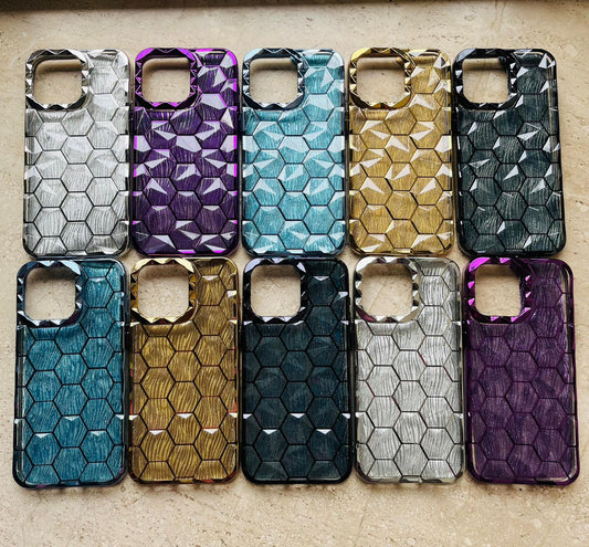 NEW DIAMOND CUT GILD LINE - IPHONE CASE COVER