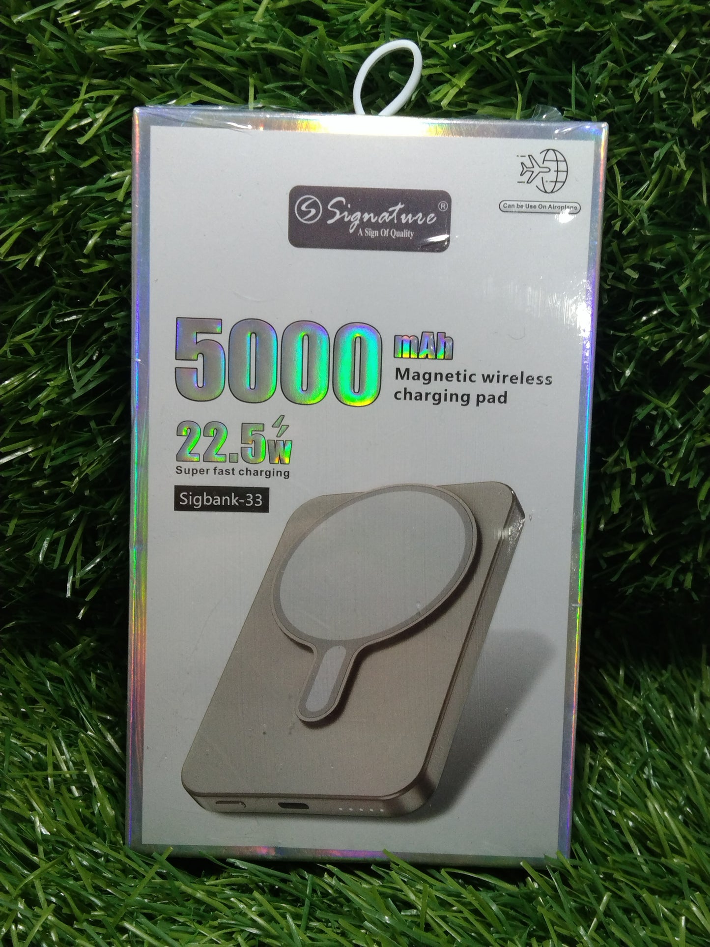 Signature Sigbank-33 5000mAh Magnetic Wireless Charging Pad