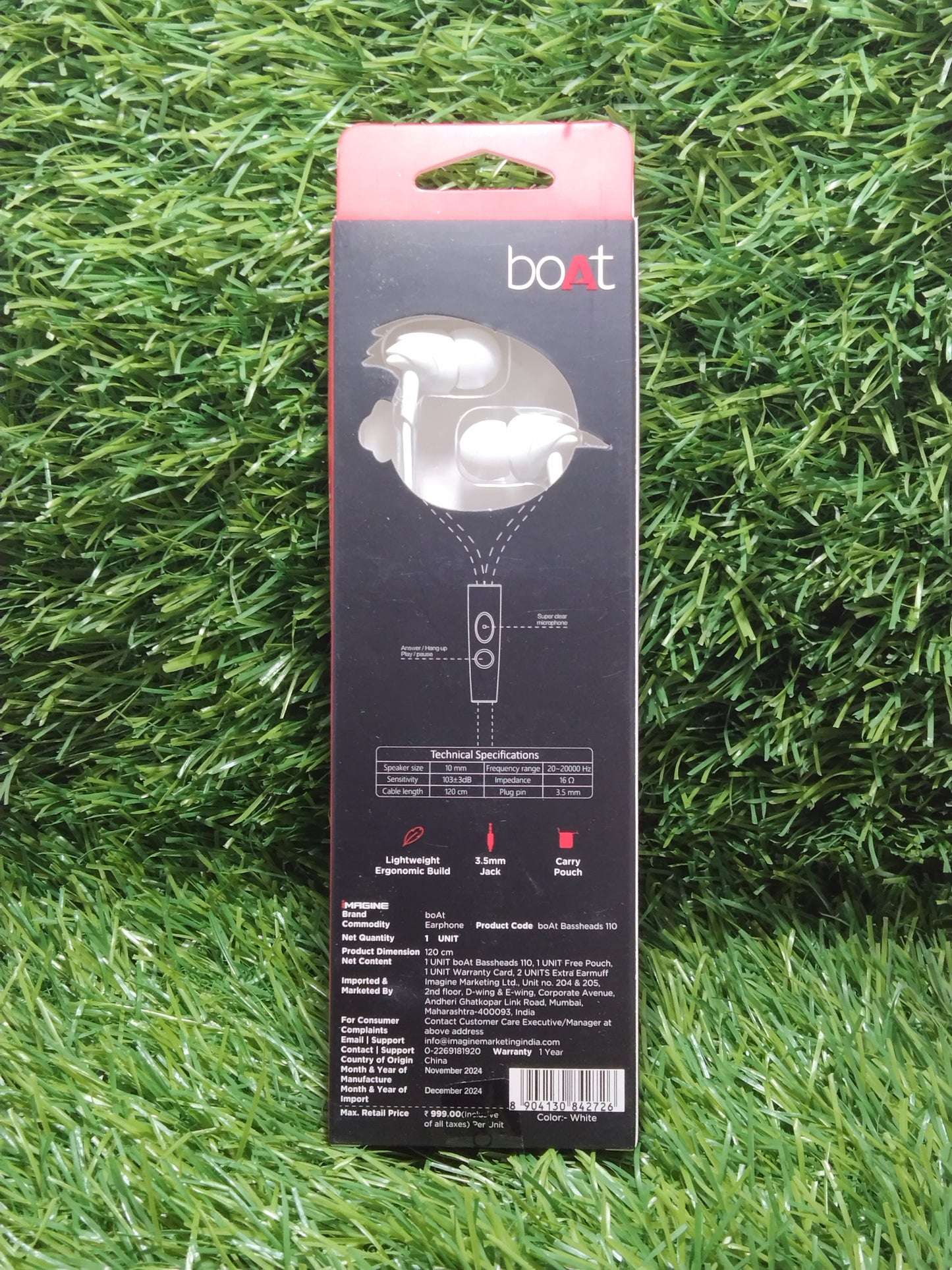 Boat 100% Original BassHeads 110 Handsfree