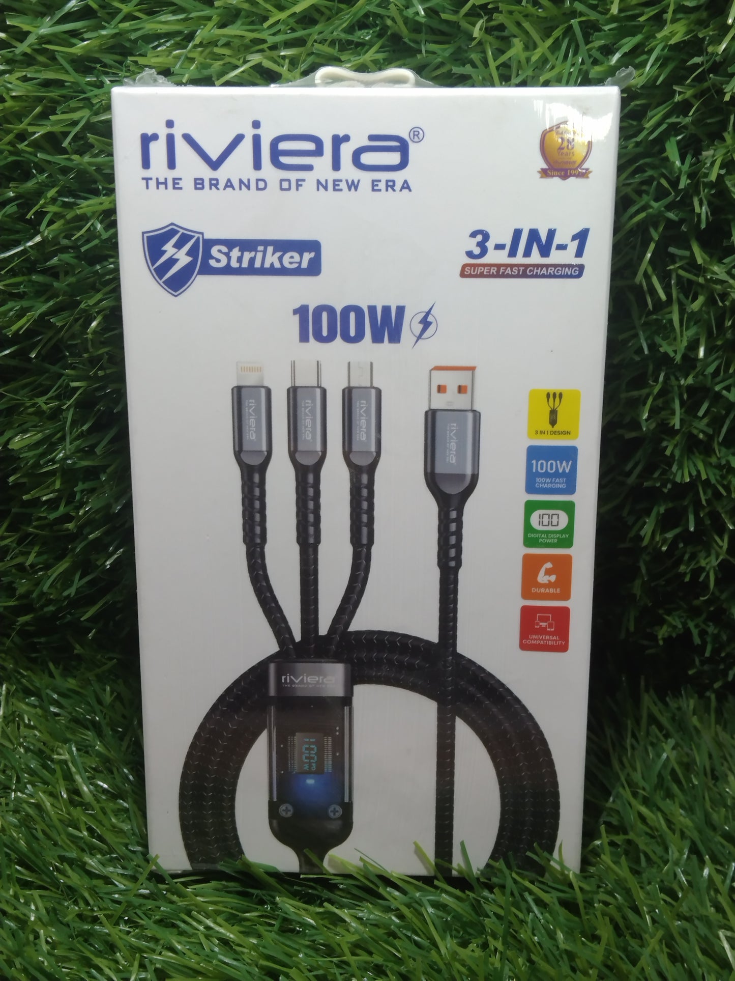 RIVIERA Striker 100W 3in1 cable
