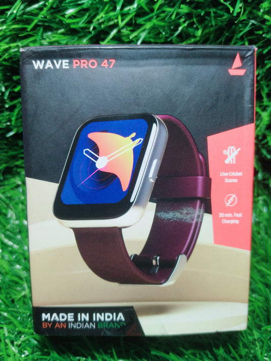 boAt original WAVE PRO 47 smart watch(renewed)