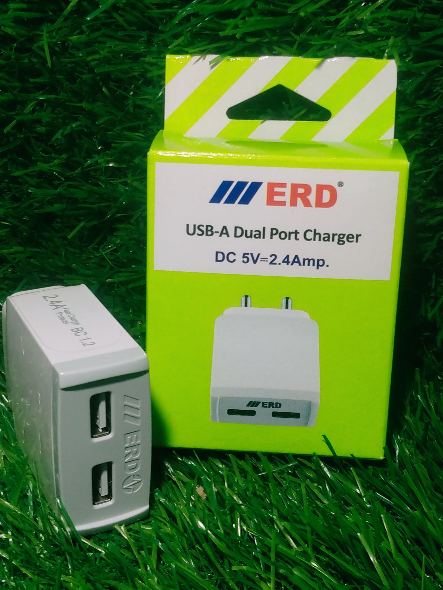 ERD TC-26,2.4A, DUAL USB PORT charger