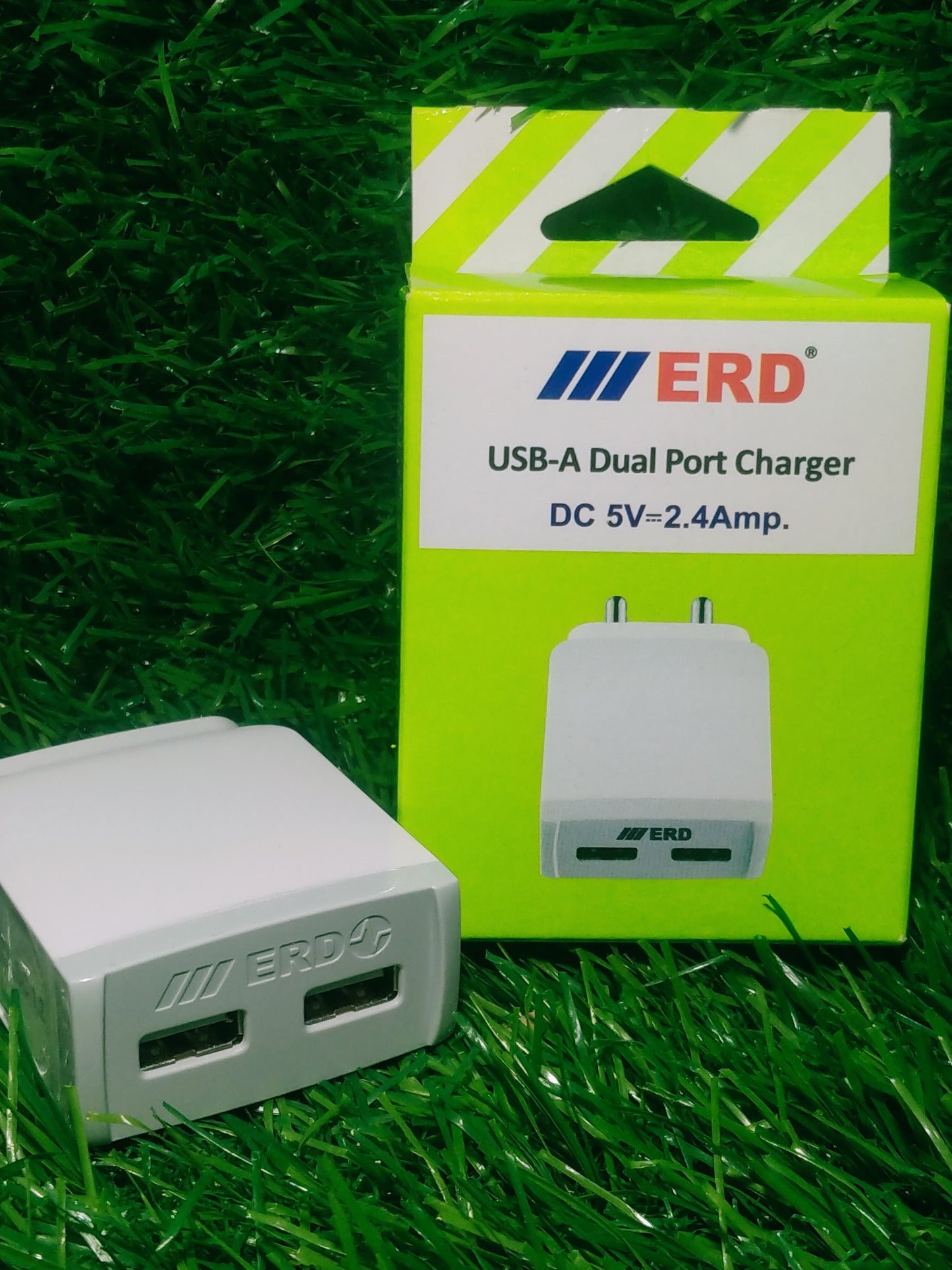 ERD TC-26,2.4A, DUAL USB PORT charger