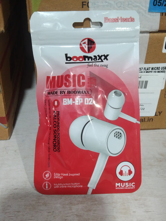 Boomaxx BM-EP 02 Stereo Earphone