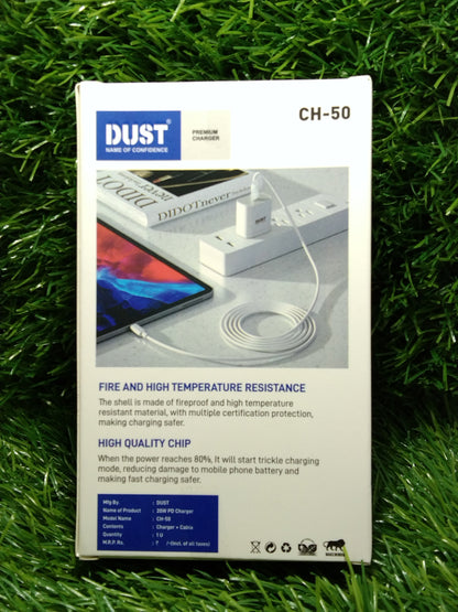 Dust Ch-50 20W PD Fast Charger