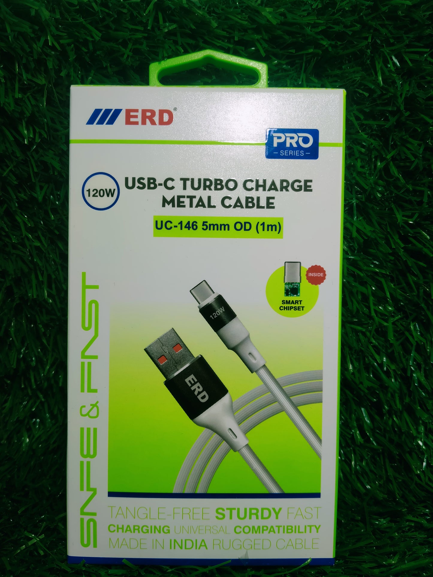 ERD UC-146 TYPE C 120W turbo charging metal cable