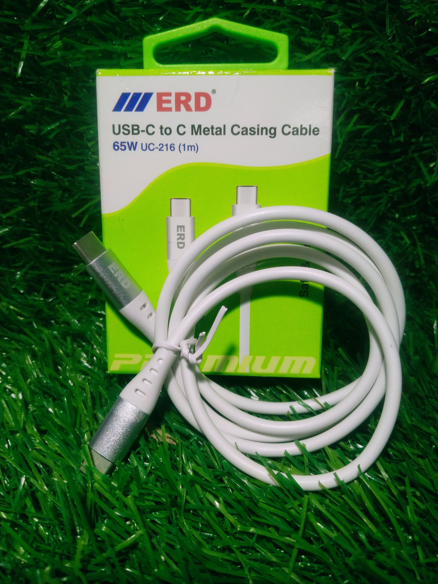 ERD UC-216 USB-C TO C,65W,METAL CASING CABLE