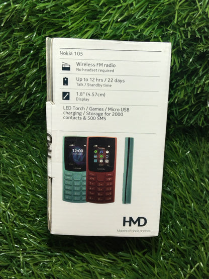 Nokia 105 HMD Single Sim Keypad Mobile Phone
