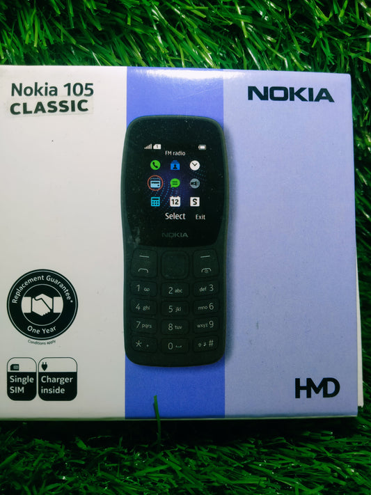 NOKIA 105 classic single sim(with charger) mobile phone