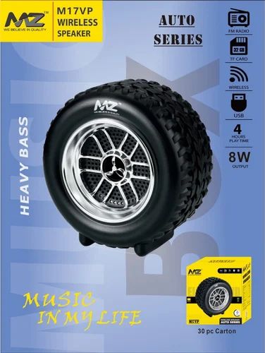 MZ M17VP tyre shape Bluetooth speaker